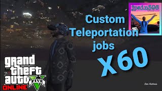 Job Teleport X60 locations seen in this video Custom Jobs Under the Map GTA online [upl. by Benioff]