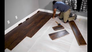 Como Instalar Piso Laminado Para Principiantes [upl. by Aralomo345]