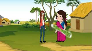 மாமா மனசு பூ மாதிரிAruvi cartoon tamilfamilyanimationvillage story [upl. by Gargan]