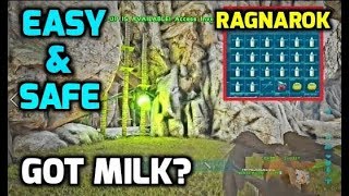 Ark SHOWING MY FRIEND HOW TO GET EASY WYVERN MILK ON RAGNAROK  Small Tribe Official PvP [upl. by Nerro130]