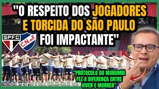 URUGUAIOS EMOCIONADOS COM ATITUDE DA TORCIDA E JOGADORES DO SÃO PAULO NO ACIDENTE DO IZQUIERDO [upl. by Alta]