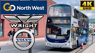 Go North West 18 Langley to Middleton Manchester Wright Eclipse Gemini2 VolvoB9TL 3236MX58DWV [upl. by Svoboda848]