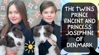 The twins Prince Vincent and Princess Josephine of Denmark [upl. by Introk918]