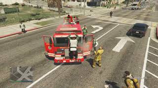 GTA V families kills firefighter part 83 [upl. by Devy]