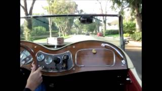 A Short Drive in the MG TD [upl. by Anelim]