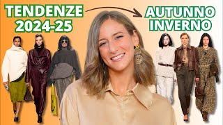 TENDENZE MODA AUTUNNO INVERNO 20242025 [upl. by Tolecnal]