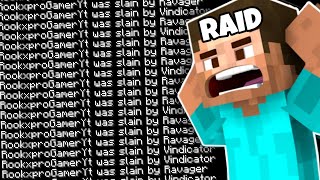 RAID GONE VERY WRONG Minecraft part 5 [upl. by Dleifrag753]