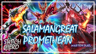 SALAMANGREAT  PROMETHEAN PRINCESS POST RECORD OF NOBLE SPIRITS COMBO RANKED GAMEPLAY masterduel [upl. by David]