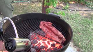 How to bbq carne asada on the hottest charcoal grill in town [upl. by Estey]