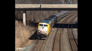 EASTERMARCH BREAK Railfanning GO CN CP VIA CSX UP AT BJ StreetsVille Tansley amp Clarkson [upl. by Ettenel]