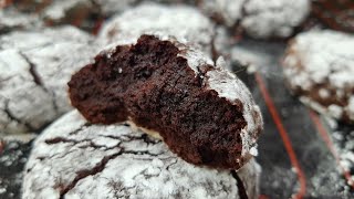 Fudgy And Chewy CHOCOLATE CRINKLES  Easy Recipe [upl. by Hembree726]