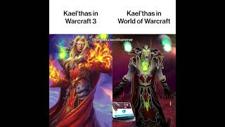 Kaelthas in Warcraft 3 Vs In WoW [upl. by Guthrey]