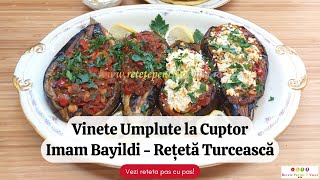 Vinete Umplute la Cuptor Imam Bayildi  Reteta Turceasca Pas cu Pas [upl. by Alemrac202]