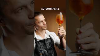 AUTUMN SPRITZ 😜🤙 flairbartending bartender bartricks [upl. by Aisnetroh]