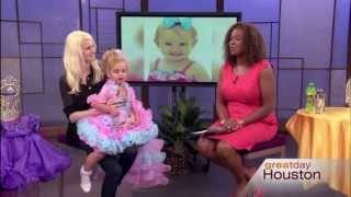 Alexa Hensley from Toddlers and Tiaras on Great Day Houston [upl. by Noguchi935]