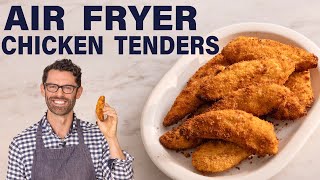 Air Fryer Chicken Tenders Recipe [upl. by Kooima508]