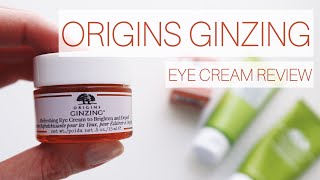 Origins EYE CREAM GINZING review  Best eye cream review [upl. by Novled61]