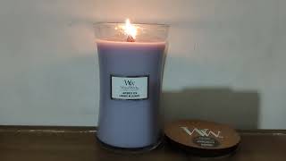 Woodwick Candle LAVENDER SPA [upl. by Assiron408]