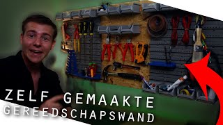 Zelf een GEREEDSCHAPSWAND maken  Van ROMMEL KAMER naar HOME STUDIO  Davey Raaijmakers [upl. by Evad]