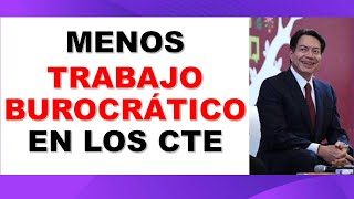 Menos trabajo burocrático CTE se convertirán en comunidades de aprendizaje Mtro Mario Delgado SEP [upl. by Dorsy]