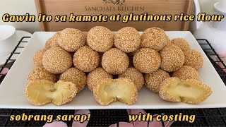 BUCHI  KAMOTE BUCHI  How to make Sweet Kamote Buchi by Sanchai’s Kitchen [upl. by Goldberg257]