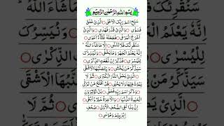 Surah AlAla Beautiful Recitation  Sabbihisma surah with urdu translation  Sabbihisma Rabbikal [upl. by Acire]