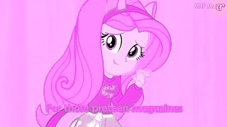 Equestria Girls  Cafeteria Song Literal Video Version In LarziGroove Major [upl. by Elocaj]