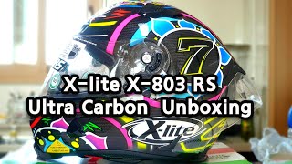 Xlite 803  X803 RS ULTRA CARBON REVIEW  엑스라이트 803 헬멧 개봉기 [upl. by Valdis579]