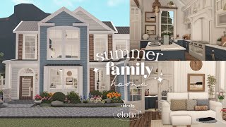 roblox l bloxburg  summer family home 501K  eloiral [upl. by Yenroc]