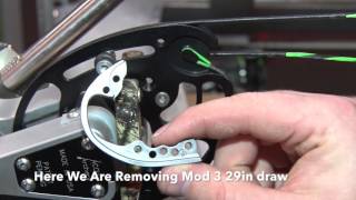 Changing Mods on the Bionix 25 Cam System  New Breed Archery [upl. by Ermeena]