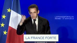 Discours de Nicolas Sarkozy à Morlaix [upl. by Aitret]