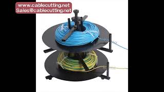 1234 Layers Rotary Wires Feeder Tools Rotating Disc Cable Coil Feeding Machine for Wires Stripping C [upl. by Anima]