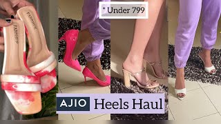 HUGEAJIO Heels Haul Under ₹799AJIOLife [upl. by Ellinnet]