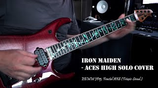 Iron Maiden  Aces High Solo Cover [upl. by Sydalg]