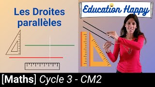 Comment tracer des droites parallèles [upl. by Moscow]