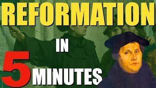 The REFORMATION in 5 MINUTES What you NEED TO KNOW FAST [upl. by Fairleigh]