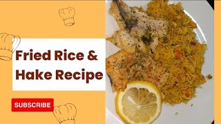 How To Fried Rice Recipe  Fried Rice amp Hake Fish Recipe [upl. by Aehsat992]