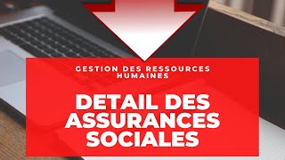 Détail des cotisations Assurance sociale [upl. by Ygiaf]