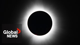 Solar eclipse live Onceina lifetime event plunges parts of North America into darkness [upl. by Devaj]