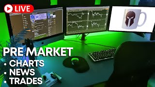 🔴 0411 PREMARKET LIVE STREAM  PPI DATA  Stocks to Watch  Chart Requests [upl. by Eisteb603]