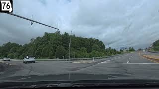 Driving in Missouri  Branson West MO to Branson  Scenic Route [upl. by Ademordna541]