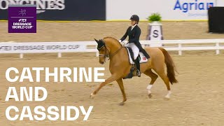 Personal best for Cathrine Dufour at the FEI Dressage World Cup™ Gothenburg 2020  Throwback [upl. by Nuahsar]