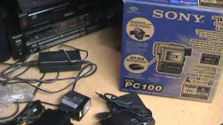 Sony DCRPC100 MiniDV Handycam quotMint in the boxquot [upl. by Scurlock]