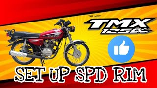 TMX 125 SET UP SPD RIMS LOW PROFILE [upl. by Tamer718]