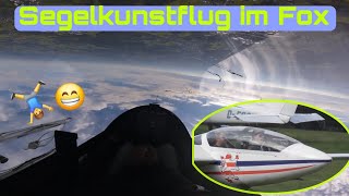 Segelkunstflug im MDM1 Fox  POV  Flugplatz Hünsborn [upl. by Inalial]