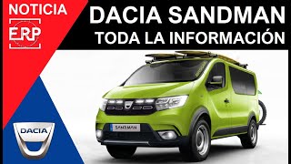 DACIA SANDMAN  La furgoneta camperizada low cost  Toda la información [upl. by Oba445]