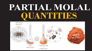 Partial Molal Quantities  Chemical Equilibrium  Physical Chemistry By Dr Usman  ChemClarity [upl. by Merridie529]