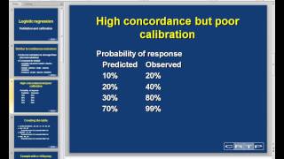 logistic regression validation and calibration [upl. by Ladnar]