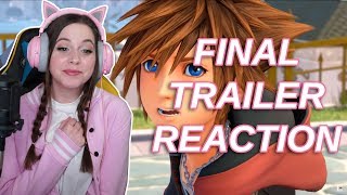 KINGDOM HEARTS 3 FINAL TRAILER REACTION [upl. by Remington]