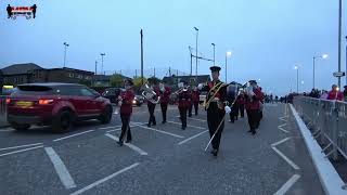 Tullyvallen Silver Band  Downshire Guiding Star Flute Band Parade 2024 [upl. by Ulyram]